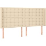  box spring s madracem LED krem 160x200 cm od tkanine | shoptok.hr