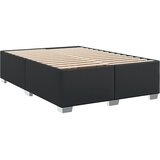  s oprugama i madracem crni 160 x 200 cm od umjetne kože | shoptok.hr