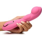 Inmi Extreme-G Inflating G-Spot Silicone Vibrator Pink Cene