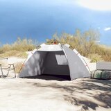 Šator za plažu za 2 osobe vodootporni sivi | shoptok.hr