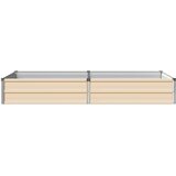  Povišeni vrtni krevet Slonovača 160 x 80 x 24 cm | shoptok.hr