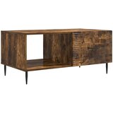  Kava Stol Dimljeni hrast 90 x 50 x 40 cm Konstruirano drvo | shoptok.hr