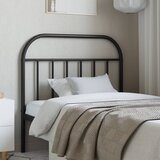  Metalno zamjensko uzglavlje crno 107 cm | shoptok.hr