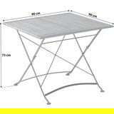 Gardenson Vrtna Miza Schlossgarten, Zložljiva, 90x90 | Shoptok.si