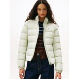 Tommy Jeans Zimska jakna mornarsko plava / pastelno zelena / crvena / bijela | shoptok.hr
