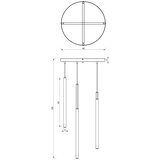  Visilica na sajli YORU 8xG9/8W/230V mesing | Eponuda.com
