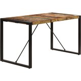  Blagovaonski stol od masivnog obnovljenog drva 140 x 70 x 75 cm | shoptok.hr
