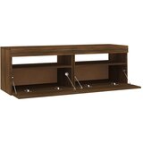 TV omarica z LED lučkami rjav hrast 120x35x40 cm, (20732834) | Shoptok.si