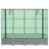  Povišena gredica s pokrovom za staklenik 160 x 40 x 138 cm | shoptok.hr