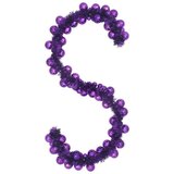 vidaXL Garland od božićnih kuglica Lila 186 cm Polistiren | shoptok.hr