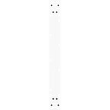  Noge jedilne mize V-oblika 2 kosa Bela 90x(72-73,3) cm Jeklo | Shoptok.si