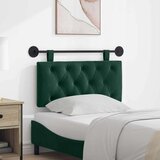  Držeće uzglavlje Zidne Tamnozelena 100 x 55 x 7 cm Baršun - Tamnozelena 90 cm bez LED | shoptok.hr