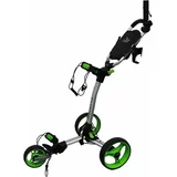 Axglo TriLite Grey/Green Ročni voziček za golf