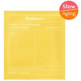 BIODANCE Radiant Vita Niacinamide Real Deep Mask osvetlitvena maska za obraz 34 g unisex Cene