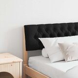 vidaXL Tapecirani uzglavlje Crna 200 cm Čvrsto borovo drvo Cijene