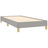  Okvir kreveta bez madraca svjetlosivi 100x200 cm od tkanine | Eponuda.com