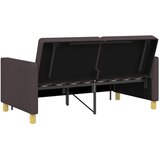  Krevet-sofa na razvlačenje Tamno smeđa Tkanina | shoptok.hr