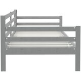  Dnevni ležaj od masivne borovine sivi 90 x 200 cm | shoptok.hr