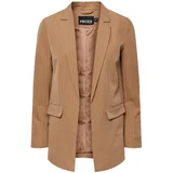 Pieces Blazer svetlo rjava / bela