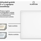Klarstein Wondersky infrardeča plošča | 770 W | 15 m² | Minimalistična zasnova | 120 cm x 60 cm | Shoptok.si