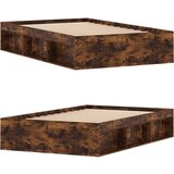  Posteljni okvir dimljen hrast 120x200 cm | Shoptok.si