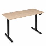  Električni radni stol 140x60 cm, podesiva visina 72-118 cm, svijetli hrast ModernHome | shoptok.hr
