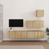 The Living Store Komplet TV omaric 4-delni sonoma hrast inženirski les - TV Omarica, (21374423) Cene