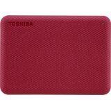 Toshiba Canvio Advance 2,5" 4TB USB 3.0 vanjski HDD, crvena | shoptok.hr