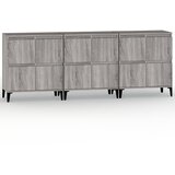 Maison Chic Komoda - Predalnik 3 kosa siva sonoma 60x35x70 cm inženirski les, (21721865) Cene