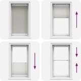 vidaXL Plisirana žaluzija svetlo siva 70x100 cm Širina tkanine 69,4 cm | Shoptok.si