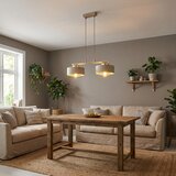  Brilagi - Visilica na sajli 2xE27/60W/230V bež/zlatna | Eponuda.com