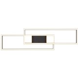  Crno-bijela LED stropna svjetiljka s daljinskim upravljačem/s mogućnosti zatamnjivanja 28x100 cm Albany – | shoptok.hr