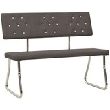 vidaXL Klop 110 cm antracitno sivo umetno usnje | Shoptok.si