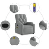  fotelja za odmor, svijetlo siva tkanina | shoptok.hr
