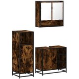  3-dijelni set kupaonskog namještaja boja hrasta drveni | shoptok.hr