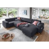 Miuform Antracitno siva sklopiva/s prostorom za odlaganje kutna garnitura (s lijevim kutom/u obliku slova "U") Classy Sophie – | shoptok.hr