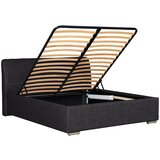 Modern Living Oblazinjena Postelja France Storage, Črna, 160x200 | Shoptok.si