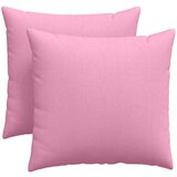 vidaXL jastučići za sofu 2 pcs ružičasta 45 x 45 cm tkanina | shoptok.hr