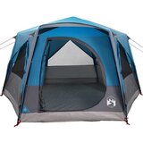 Šator za 5 osoba s krovom Plava i siva 333 x 317 x 194 cm | shoptok.hr