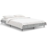  Okvir kreveta boja betona 120x190 cm od konstruiranog drva | Eponuda.ba