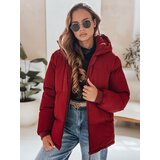 DStreet Kurtka damska MISSFROST bordowa | Shoptok.si