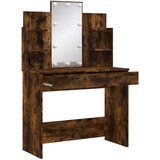  Toaletni stolić LED boja dimljenog hrasta 96 x 40 x 142 cm | shoptok.hr