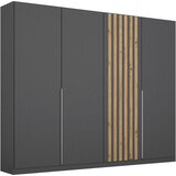 Modern Living Omara S Klasičnimi Vrati Lamella, Siva, Barva Hrasta | Shoptok.si