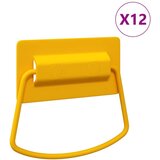  Ručke za ormariće 12 pcs Žuta 85 x 45 mm Metal | shoptok.hr
