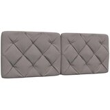 vidaXL Posteljni okvir z LED brez vzmetnice taupe 140x200 cm blago | Shoptok.si