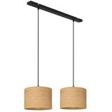  Visilica na sajli ALBA 2xE27/15W/230V braon/crna | Eponuda.com