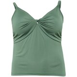 Guido Maria Kretschmer Curvy Collection Top 'Rosie' smaragd | Shoptok.si