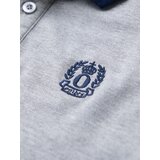Ombre Men's polo shirt with colorful accents - gray melange | Shoptok.si