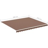  Zamjenska tkanina za tendu smeđa 4 x 3,5 m | Eponuda.ba