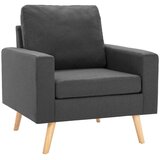  Fotelja od tkanine tamnosiva | shoptok.hr